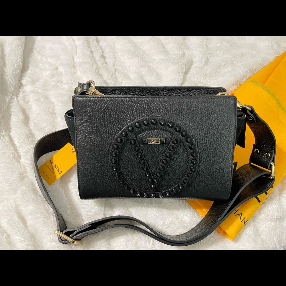 Valentino - AdjustableCrossbody - Black